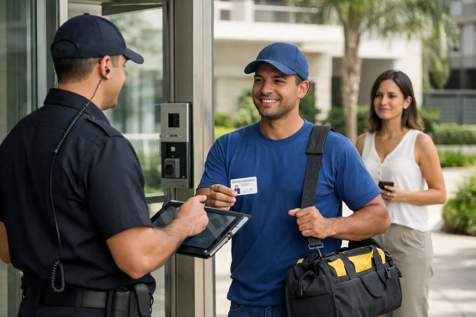 Como organizar entrada de prestadores