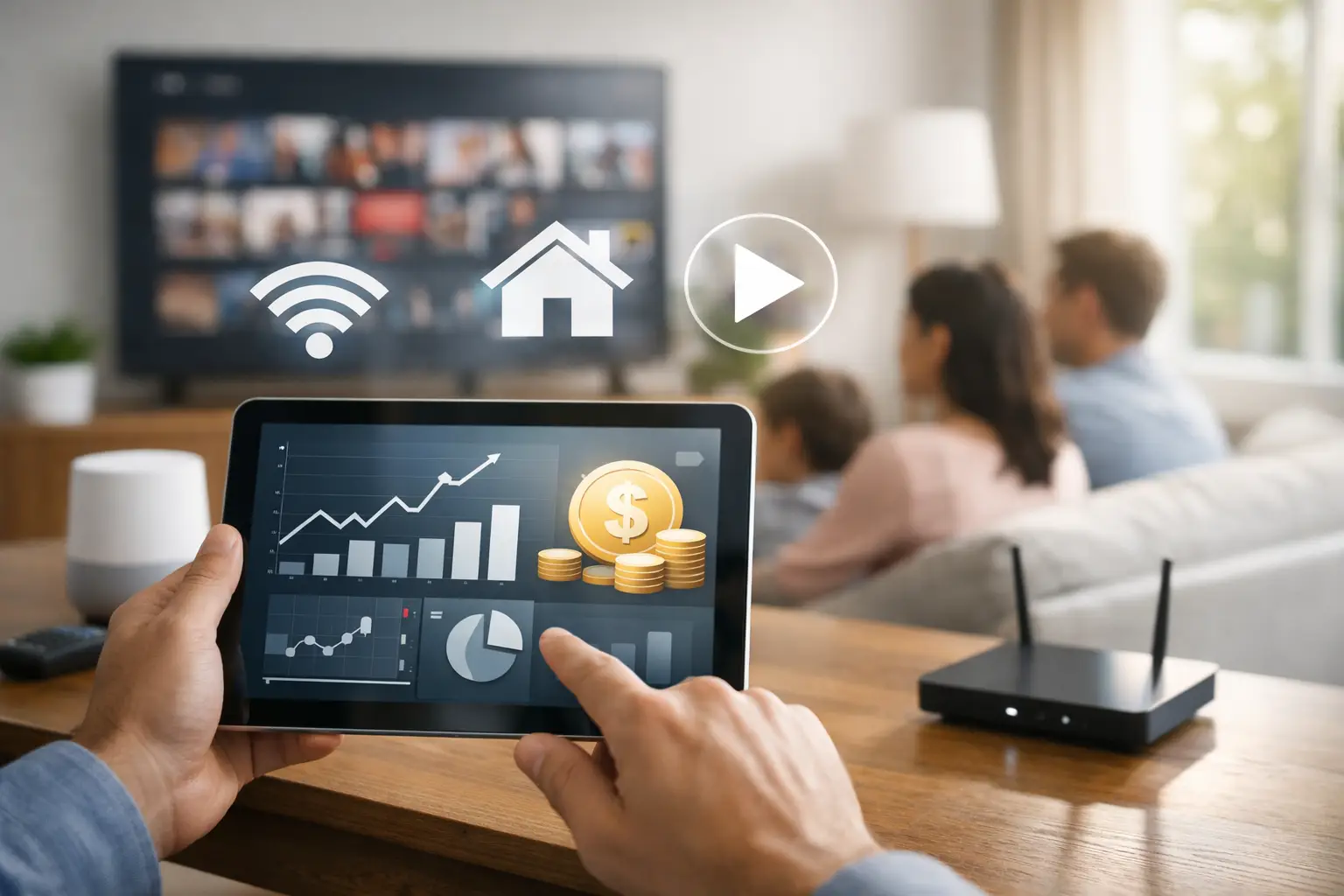 Plataforma para monetizar audiência residencial