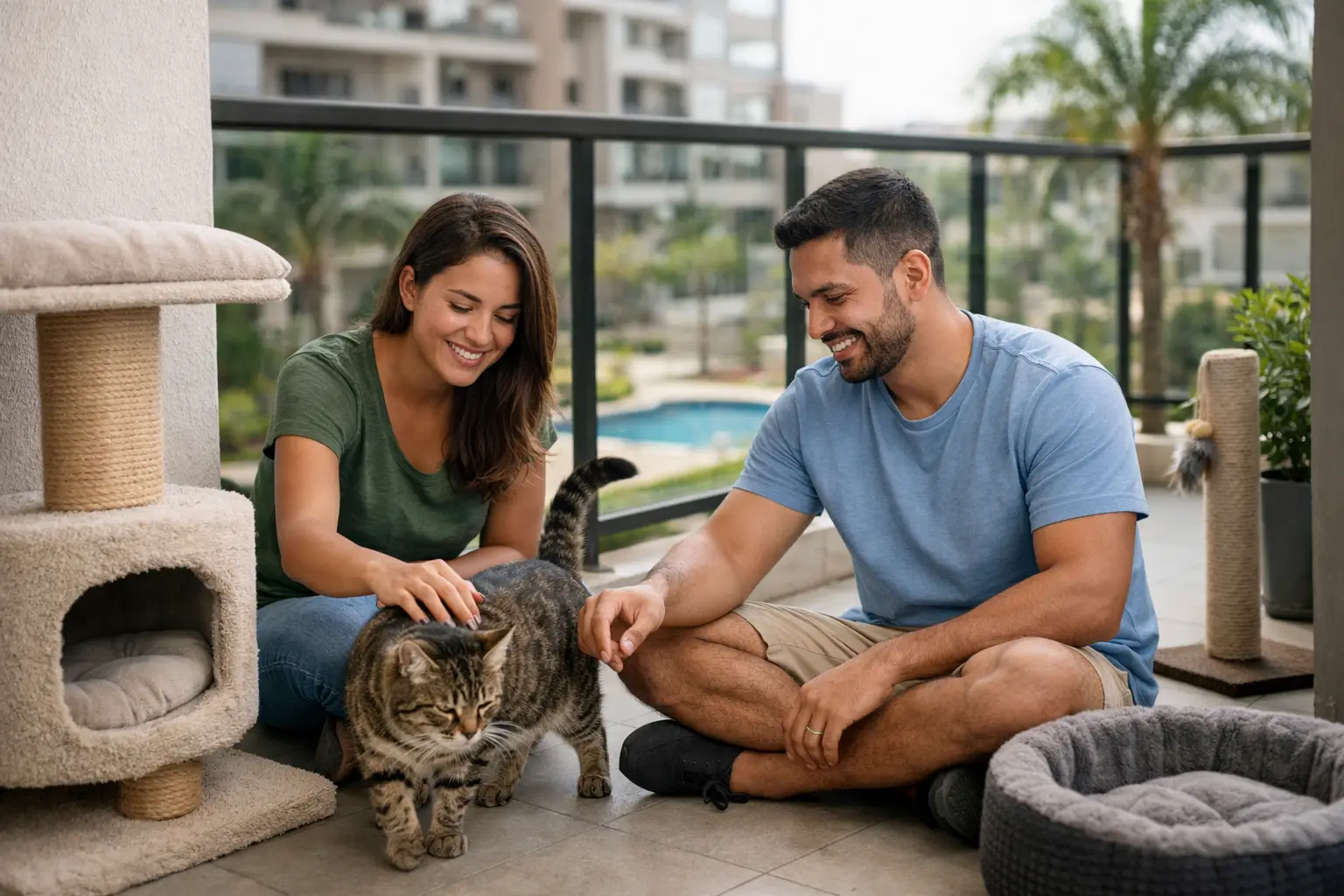 Regras para gato em apartamento sem conflito