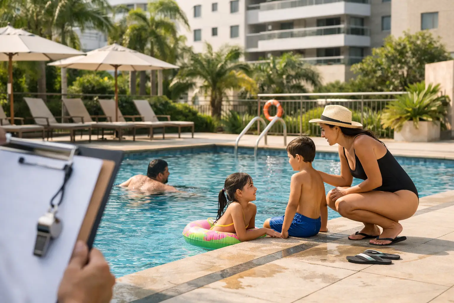 Regras para uso da piscina do condomínio